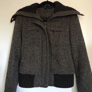 Zara’s basic herringbone jacket